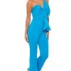 Rachel Allan - 50071 Asymmetrical Fitted Jumpsuit
