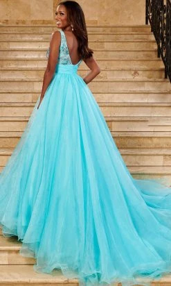 Rachel Allan 50137 - Sleeveless Empire Ballgown