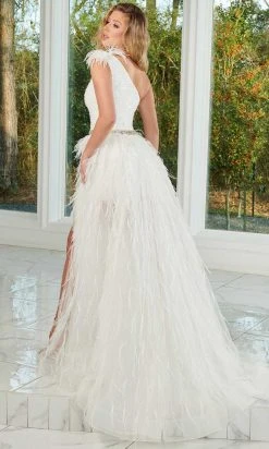 Rachel Allan 50139 - One Sleeve Sequin Romper 19 Rachel Allan 50139 - One Sleeve Sequin Romper