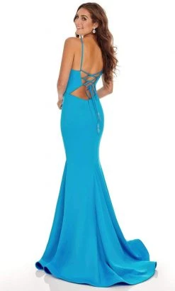 Rachel Allan - 70028 Sweetheart Bodice High Slit Mermaid Gown