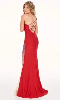 Rachel Allan - 70037 Jeweled Illusion Paneled Mermaid Gown