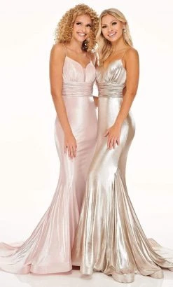 Rachel Allan - 70053 Metallic Open Back Mermaid Gown 11 Rachel Allan - 70053 Metallic Open Back Mermaid Gown