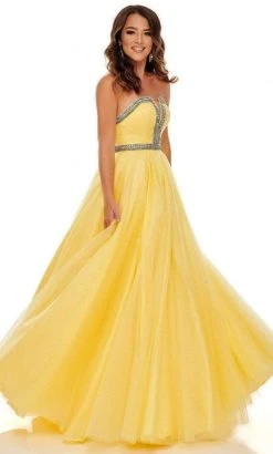 Rachel Allan - 70084 Strapless Tulle Ballgown 8 Rachel Allan - 70084 Strapless Tulle Ballgown