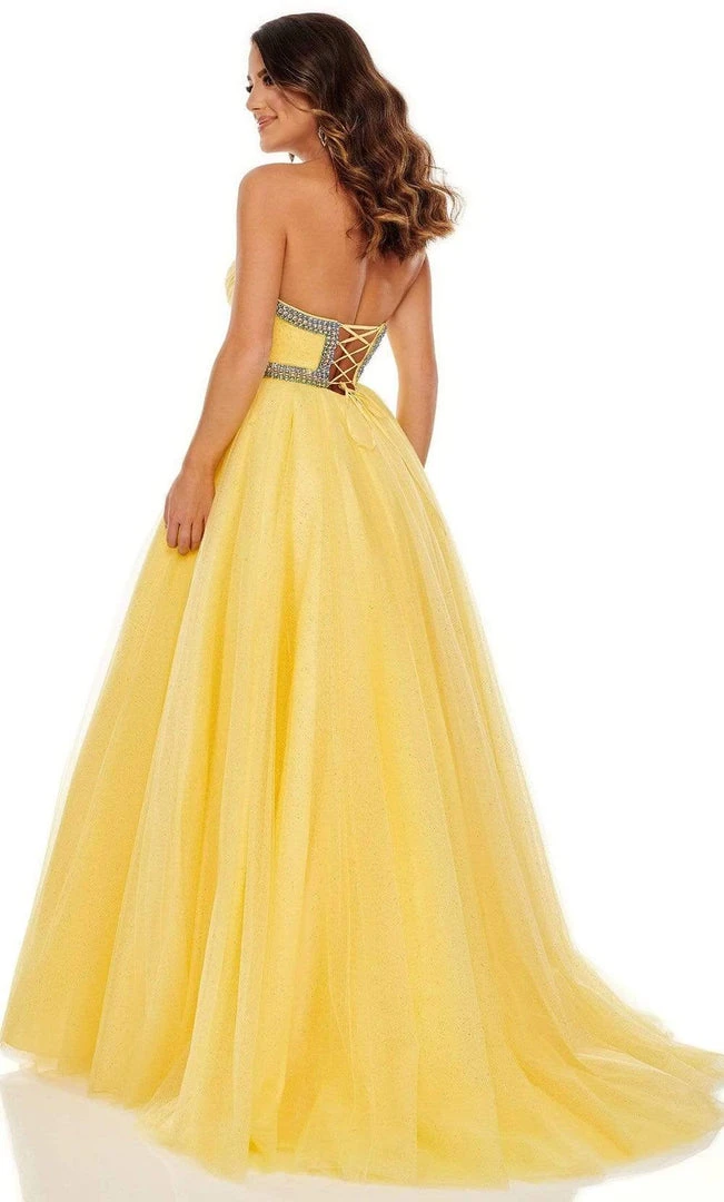 Rachel Allan - 70084 Strapless Tulle Ballgown 6 Rachel Allan - 70084 Strapless Tulle Ballgown