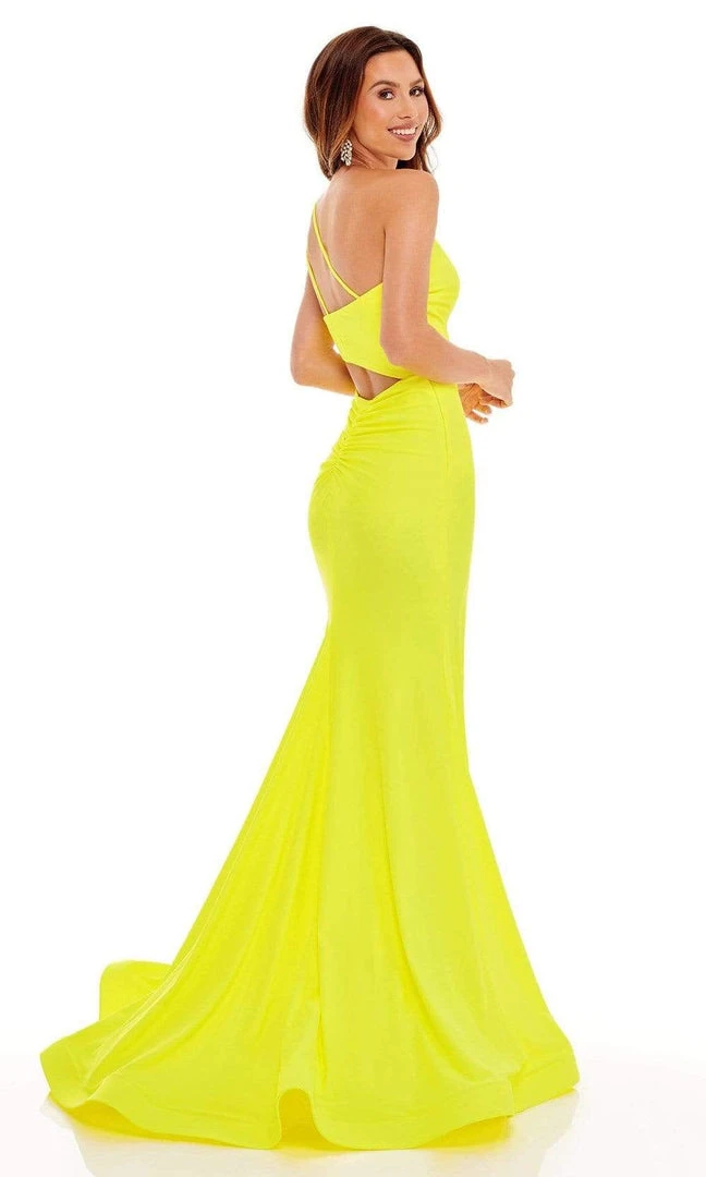 Rachel Allan - 70153 Asymmetrical Cutout Gown With Slit 12 Rachel Allan - 70153 Asymmetrical Cutout Gown With Slit