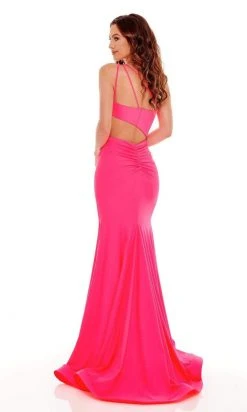 Rachel Allan - 70153 Asymmetrical Cutout Gown With Slit 17 Rachel Allan - 70153 Asymmetrical Cutout Gown With Slit