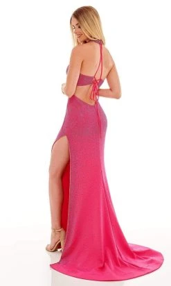 Rachel Allan - 70185 Beaded High Halter Gown 9 Rachel Allan - 70185 Beaded High Halter Gown