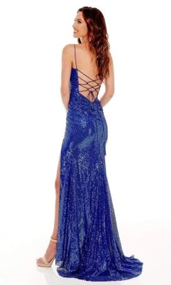 Rachel Allan - 70197 Scoop Neck Sequin Gown