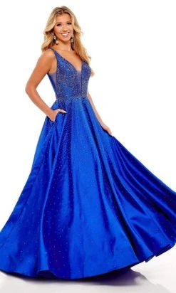 Rachel Allan - 70212 Beaded Scoop Back A-Line Gown 14 Rachel Allan - 70212 Beaded Scoop Back A-Line Gown