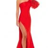 Rachel Allan - 70225 Fitted Asymmetrical Evening Gown