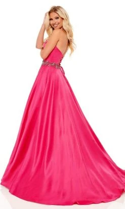 Rachel Allan - 70233 Strapless Beaded Waist Gown 11 Rachel Allan - 70233 Strapless Beaded Waist Gown
