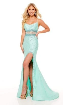 Rachel Allan - 70237 Scoop Beaded Evening Dress