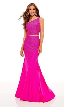 Rachel Allan - 70255 Two-Piece Beaded Mermaid Gown