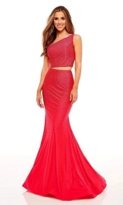 Rachel Allan - 70255 Two-Piece Beaded Mermaid Gown