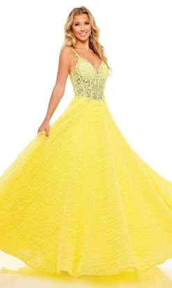 Rachel Allan - 70265 Corset Ruffled Ballgown