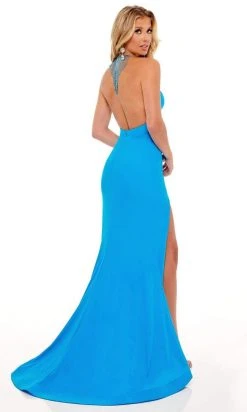 Rachel Allan - 70271 Bead Fringed Back Gown 17 Rachel Allan - 70271 Bead Fringed Back Gown