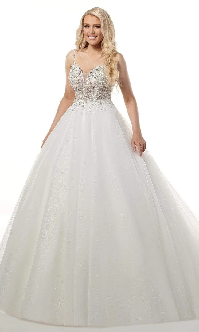 Rachel Allan - M780 Fully Beaded Bodice Tulle Ballgown Wedding Dress 3 Rachel Allan - M780 Fully Beaded Bodice Tulle Ballgown Wedding Dress