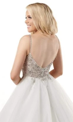 Rachel Allan - M780 Fully Beaded Bodice Tulle Ballgown Wedding Dress 11 Rachel Allan - M780 Fully Beaded Bodice Tulle Ballgown Wedding Dress