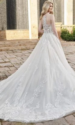 Rachel Allan - M794 Glittered Tulle A Line Wedding Gown