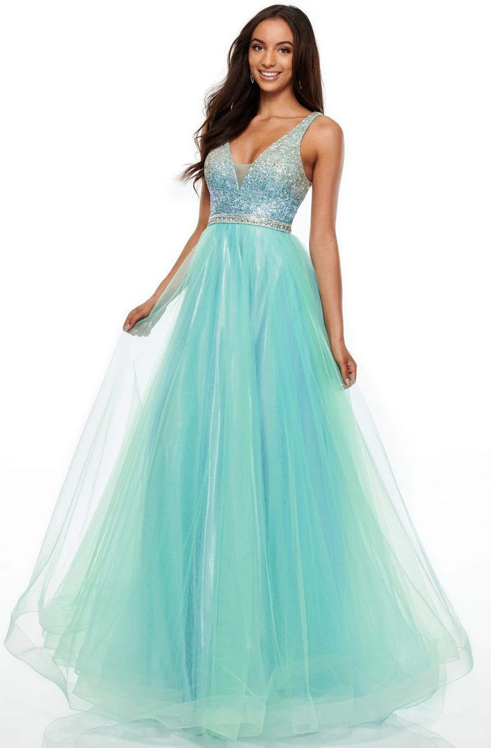 Rachel Allan Prom - 7015 Bead Embellished A-Line Evening Dress 8 Rachel Allan Prom - 7015 Bead Embellished A-Line Evening Dress