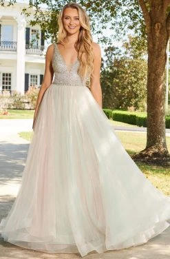 Rachel Allan Prom - 7015 Bead Embellished A-Line Evening Dress 11 Rachel Allan Prom - 7015 Bead Embellished A-Line Evening Dress