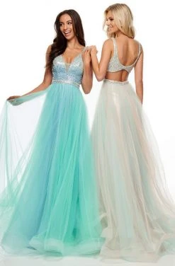 Rachel Allan Prom - 7015 Bead Embellished A-Line Evening Dress 15 Rachel Allan Prom - 7015 Bead Embellished A-Line Evening Dress