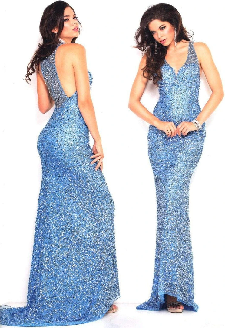 Scala - 48411 Dress In Sky Blue 3 Scala - 48411 Dress In Sky Blue