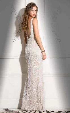 Scala - 48721 V-Neckline Beaded Prom Dress 13 Scala - 48721 V-Neckline Beaded Prom Dress