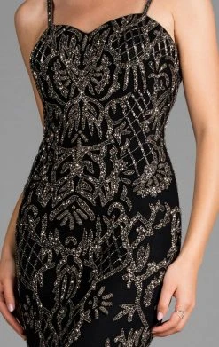 Scala - 48902 Fitted Sequined Sweetheart Cocktail Dress 7 Scala - 48902 Fitted Sequined Sweetheart Cocktail Dress