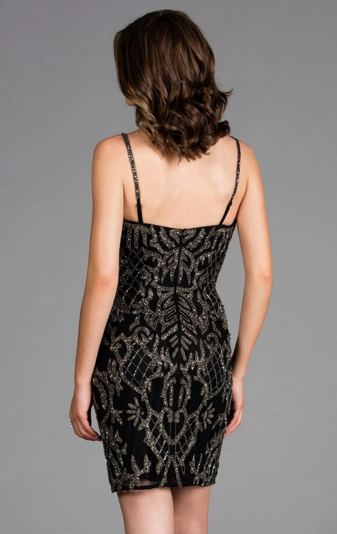 Scala - 48902 Fitted Sequined Sweetheart Cocktail Dress 4 Scala - 48902 Fitted Sequined Sweetheart Cocktail Dress