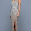 SCALA - 60173 Bugle Beaded Evening Gown