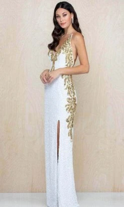 SCALA 60225 - Sleeveless Sequin Long Dress 15 SCALA 60225 - Sleeveless Sequin Long Dress