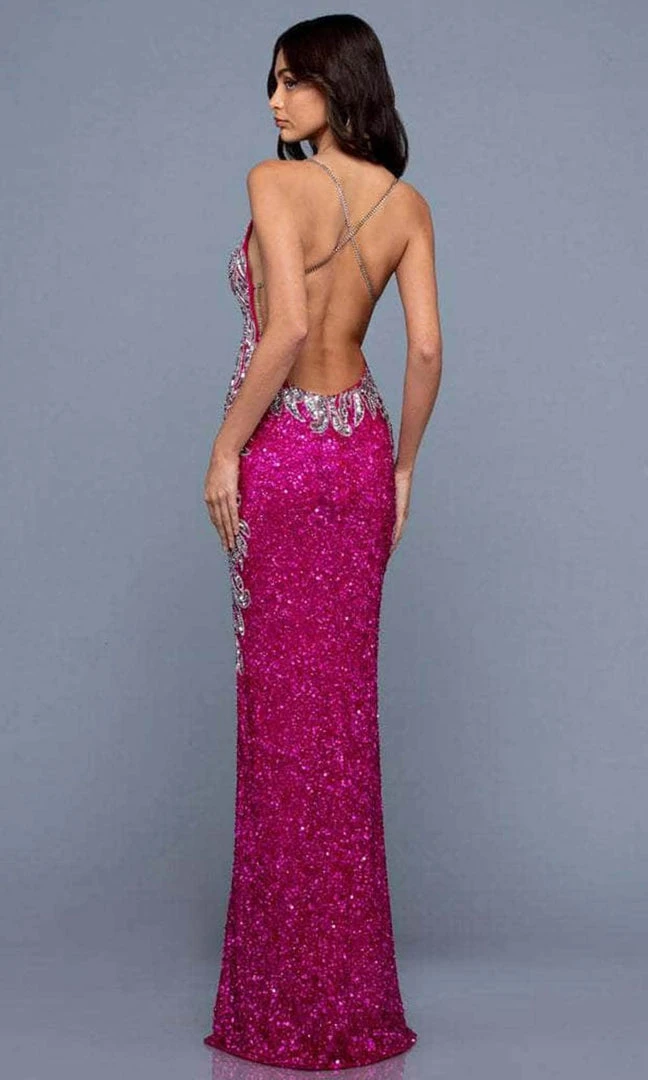 SCALA 60225 - Sleeveless Sequin Long Dress 8 SCALA 60225 - Sleeveless Sequin Long Dress