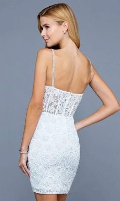 SCALA - 60232 Sweetheart Sequined Corset Dress