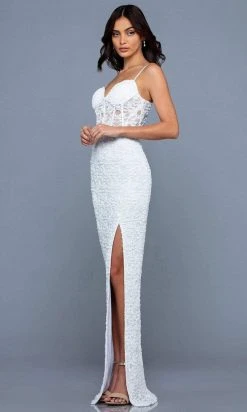 SCALA - 60256 Lace Embellished Evening Dress