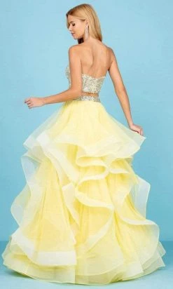 SCALA - 60268 Strapless Two Piece Gown