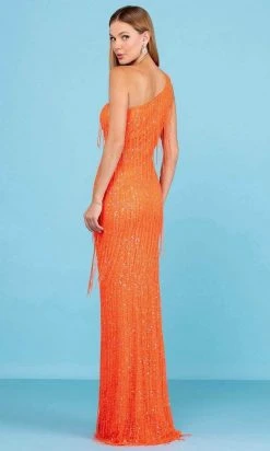 SCALA - 60285 One Shoulder Sequin Gown 15 SCALA - 60285 One Shoulder Sequin Gown