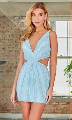 SCALA 60331 - V-Neck Cocktail Dress 12 SCALA 60331 - V-Neck Cocktail Dress