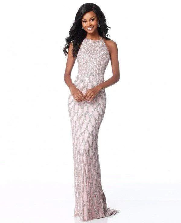 Sherri Hill - 50380 Embellished Halter Sheath Dress With Strappy Back 8 Sherri Hill - 50380 Embellished Halter Sheath Dress With Strappy Back