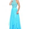 Sherri Hill - 50808 Beaded Halter Neck Chiffon Gown