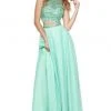 Sherri Hill - 50809 Two Piece Beaded High Neckline Chiffon Dress