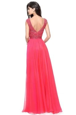 Sherri Hill - 51091 Two-Piece Beaded Cap Sleeve Chiffon Dress