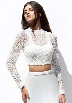 Sherri Hill - 51107 Beaded Two Piece High Neck Winter Formal Dress 17 Sherri Hill - 51107 Beaded Two Piece High Neck Winter Formal Dress