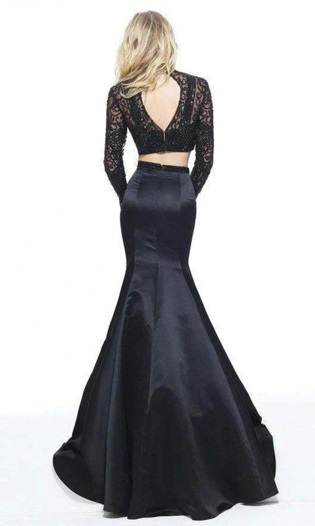 Sherri Hill - 51107 Beaded Two Piece High Neck Winter Formal Dress 4 Sherri Hill - 51107 Beaded Two Piece High Neck Winter Formal Dress