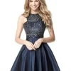 Sherri Hill - 51302 Short Beaded Full Figured Halter Dress 2 Sherri Hill - 51302 Short Beaded Full Figured Halter Dress