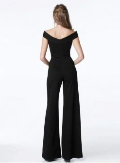 Sherri Hill - 51433 Off-Shoulder Jumpsuit