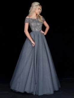 Sherri Hill - 51450 Embellished Off-Shoulder Ballgown