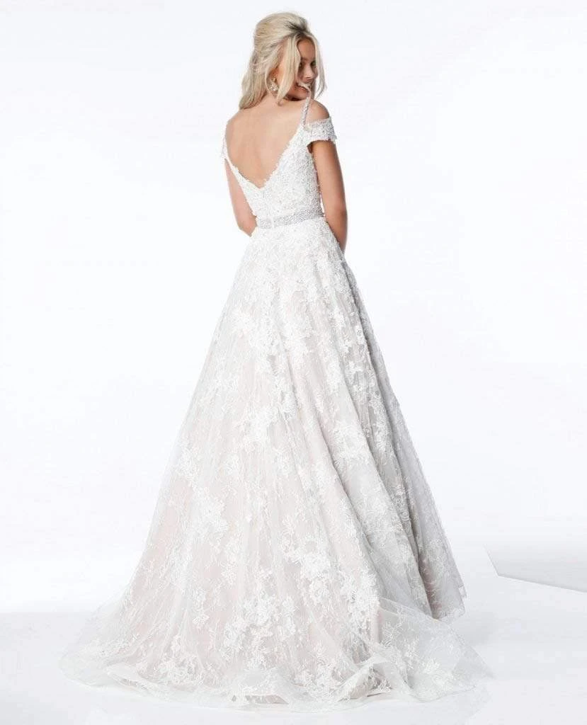 Sherri Hill - 51451 Beaded Off-Shoulder A Line Evening Dress 8 Sherri Hill - 51451 Beaded Off-Shoulder A Line Evening Dress