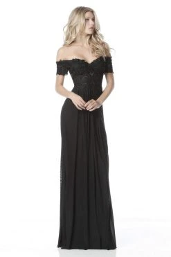 Sherri Hill - 51556 Beaded Lace Off-Shoulder A-Line Dress 11 Sherri Hill - 51556 Beaded Lace Off-Shoulder A-Line Dress