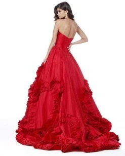 Sherri Hill - 51578 Long Plunging Sweetheart Ruffled Ballgown 21 Sherri Hill - 51578 Long Plunging Sweetheart Ruffled Ballgown